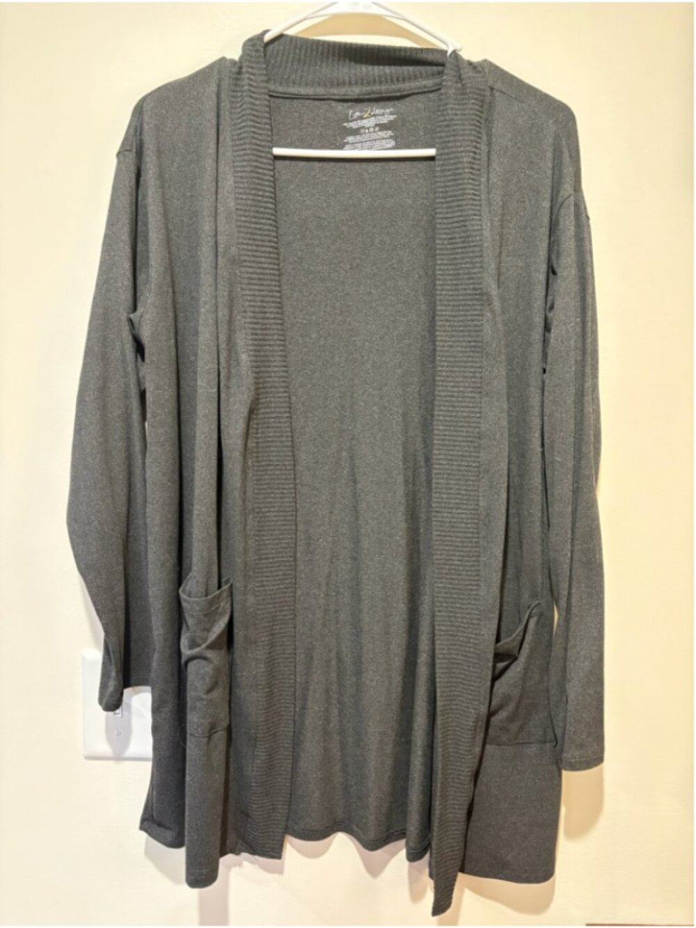 Heather Grey Lightweight Live2Lounge Cardigan